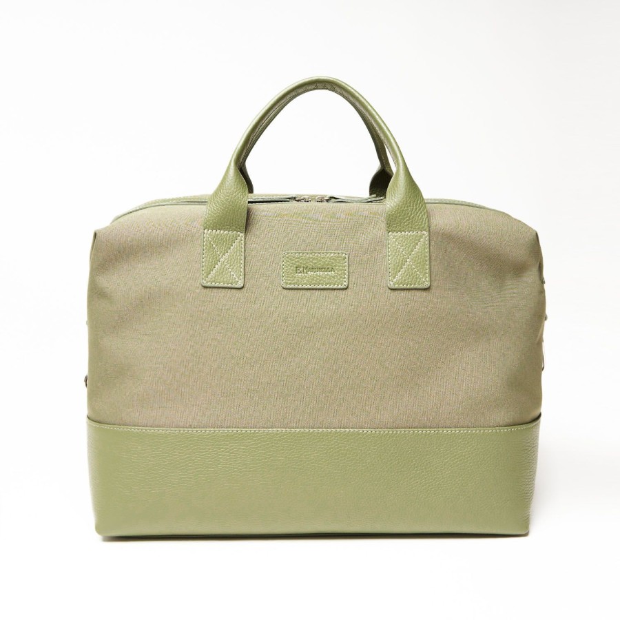 New E.Marinella Light Green Travel Bag