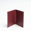 Online E.Marinella Burgundy Leather Folding Card Holder - 10 Compartments