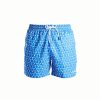 Best E.Marinella Light Blue Baby Swim Shorts - Large Flower Pattern