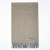 Online E.Marinella Beige And Grey Double-Faced Cashmere Scarf