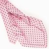 Best E.Marinella Pink 9 Fold Sartorial Silk Tie Small Flower Pattern