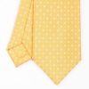 Online E.Marinella Yellow Extra Long Silk Tie - Small Flower Pattern