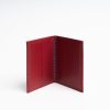 New E.Marinella Burgundy Leather Folding Card Holder - 10 Compartments