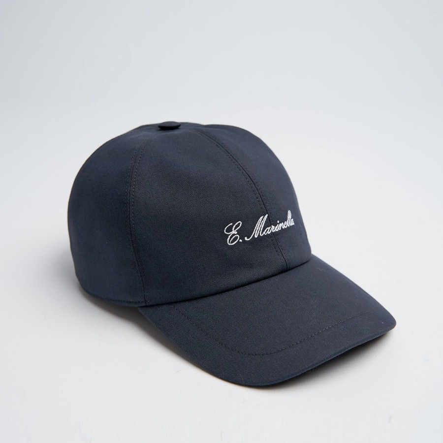 Best E.Marinella Blue Cotton Baseball Cap