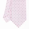 Wholesale E.Marinella Pink Sartorial Classic Silk Tie - Small Flower Pattern