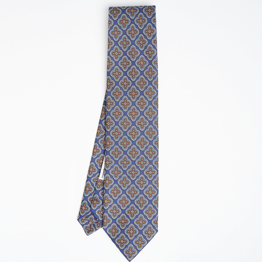 New E.Marinella Powder Blue Archivio Collection Silk Tie 1933-1-03