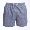 Best E.Marinella Blue Swim Short - Small Flower Pattern