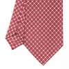 Clearance E.Marinella Burgundy Sartorial Classic Silk Tie - Small Flower Designs