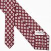 Best E.Marinella Burgundy Archivio Collection Silk Tie 1948-03