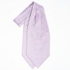 Clearance E.Marinella Lilac Silk Ascot Tie - Small Flower Designs