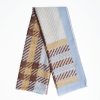 Best E.Marinella Light Blue Cashmere And Silk Stole - Tartan Pattern