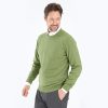 New E.Marinella Wool And Cashmere Crewneck Sweater - Light Green