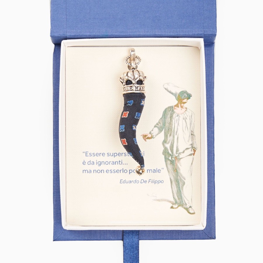 Best E.Marinella Dark Blue Good-Luck Charm