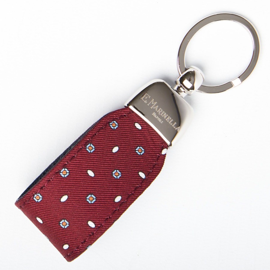 Best E.Marinella Keyfob In Silk And Leather