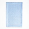 Clearance E.Marinella Powder Blue Em Logo Scarf In Wool And Cashmere