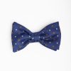 New E.Marinella Bluette Pre-Knotted Silk Bowtie - Small Flower Pattern