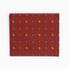 Online E.Marinella Burgundy Small Wallet In Silk And Leather