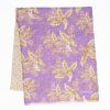 Clearance E.Marinella Liliac And Beige Wool And Silk Scarf