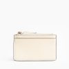 Online E.Marinella Beige Leather Zip Credit Card Holder