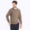 Wholesale E.Marinella Wool And Cashmere Crewneck Sweater - Taupe Colour