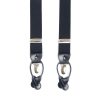 New E.Marinella Dark Blue Plain Colour Braces