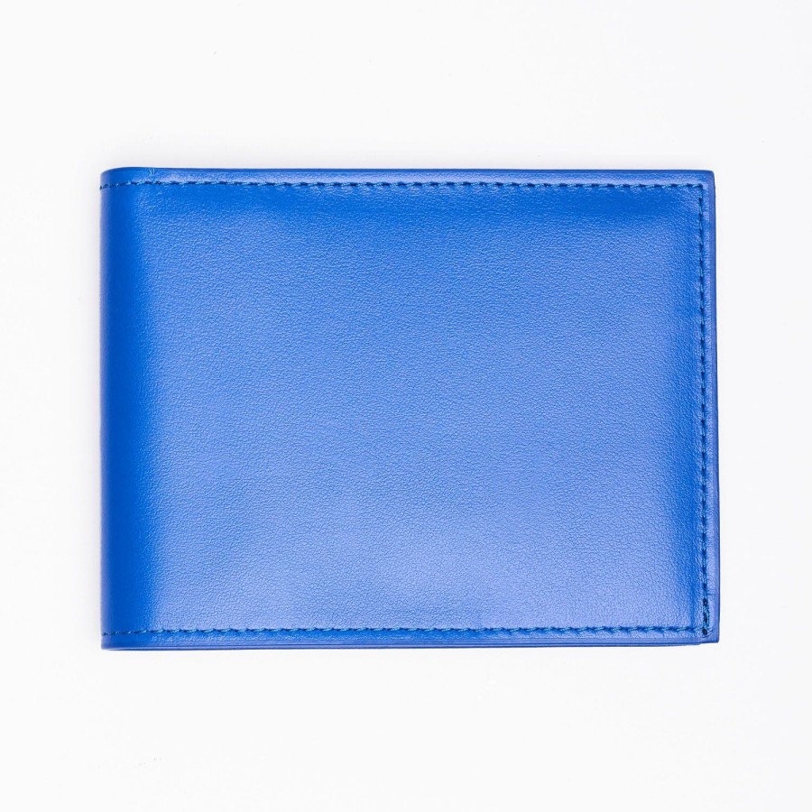 Wholesale E.Marinella Bluette Smooth Leather Horizontal Wallet