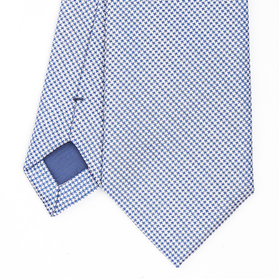 Clearance E.Marinella Blue Ceremonial Jacquard Silk Tie