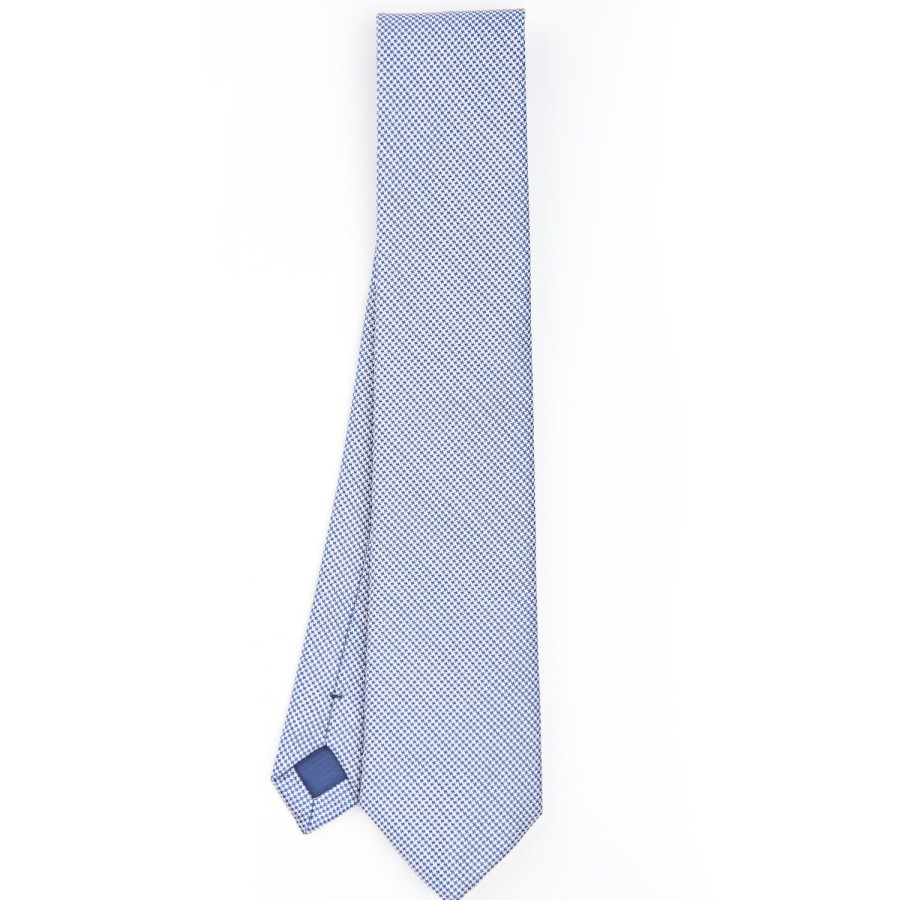 Clearance E.Marinella Blue Ceremonial Jacquard Silk Tie