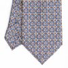 Wholesale E.Marinella Blue Extra Long Sartorial Silk Tie - Paisley Pattern