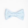 Wholesale E.Marinella Light Blue Pre-Knotted Silk Bowtie - Solid Color