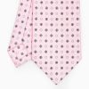 Wholesale E.Marinella Pink Sartorial Classic Silk Tie - Small Flower Pattern