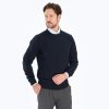 Hot E.Marinella Wool And Cashmere Crewneck Sweater - Night Blue