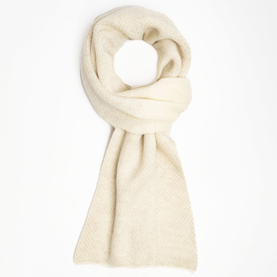 Best E.Marinella Beige Solid Cashmere Neck Warmer