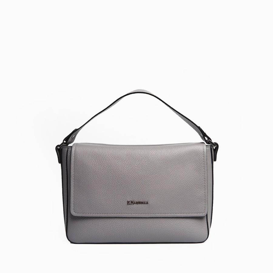 Wholesale E.Marinella Procida Grey Leather Bag