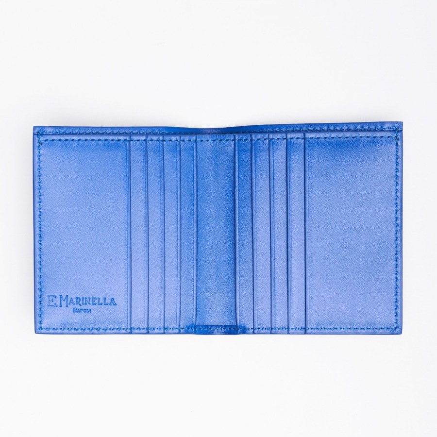 Best E.Marinella Bluette Smooth Leather Small Wallet