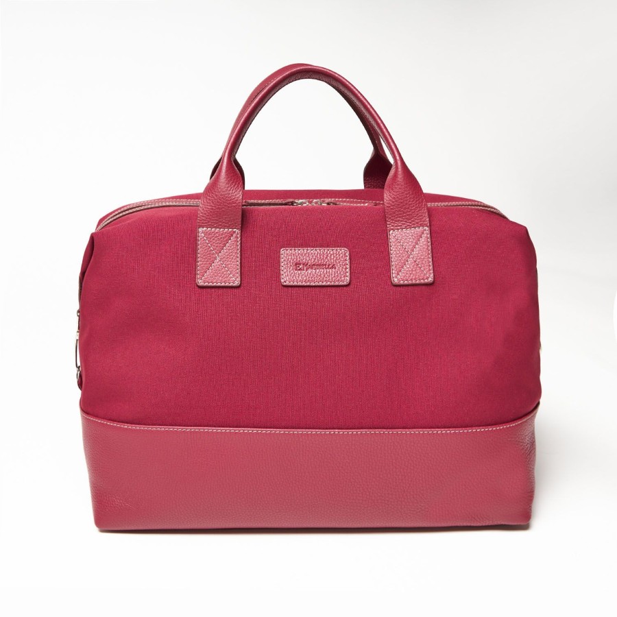 Best E.Marinella Burgundy Travel Bag