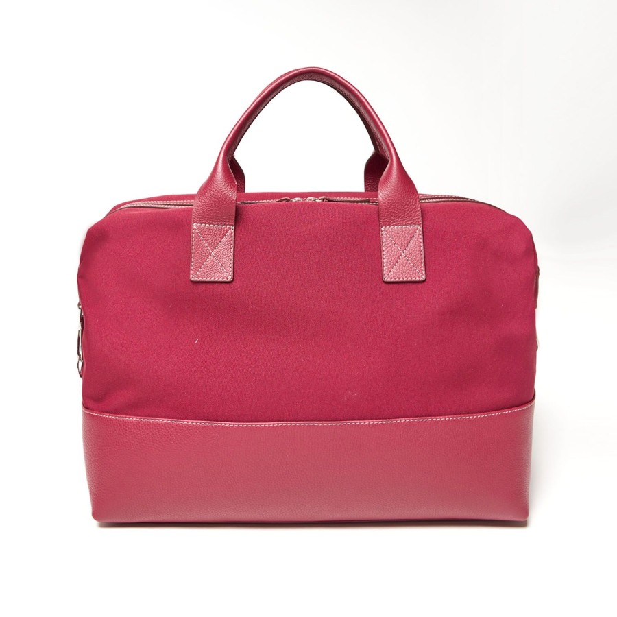 Best E.Marinella Burgundy Travel Bag