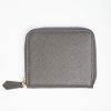 Hot E.Marinella Small Grey Hammered Leather Wallet