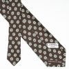 Clearance E.Marinella Dark Brown Archivio Collection Silk Tie 1933-04