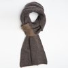 Best E.Marinella Dark Brown And Blue Cashmere Neck Warmer