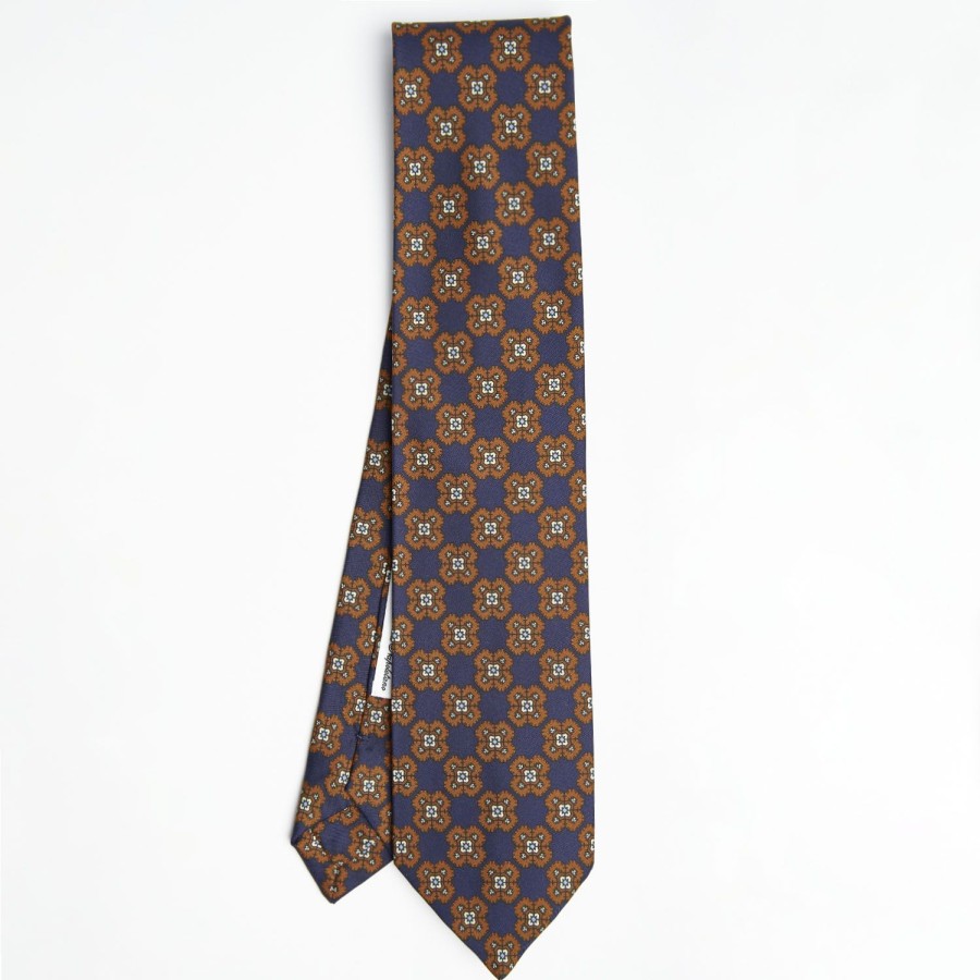 Wholesale E.Marinella Blue Archivio Collection Silk Tie 1940_02