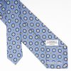 Clearance E.Marinella Powser Blue Archivio Collection Silk Tie 1989-03