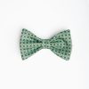 New E.Marinella Green Pre-Knotted Silk Bowtie - Small Flower Pattern