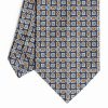 New E.Marinella Dark Blue Extra Long Sartorial Silk Tie - Paisley Pattern