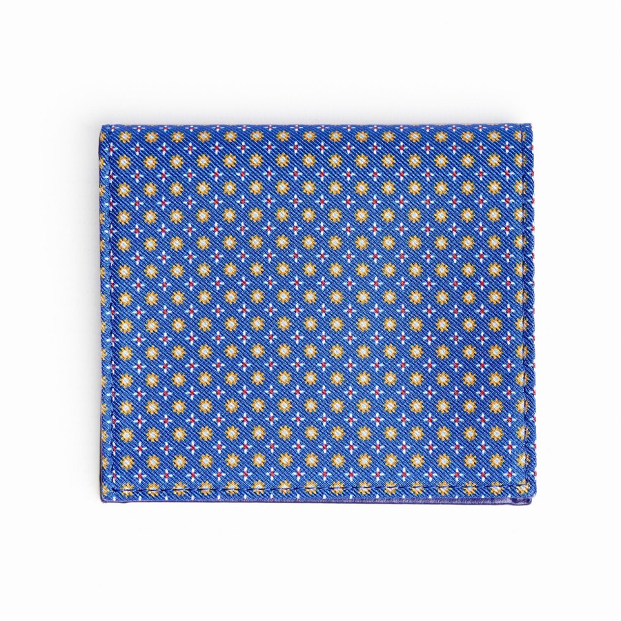 Online E.Marinella Bluette Small Wallet In Silk And Leather