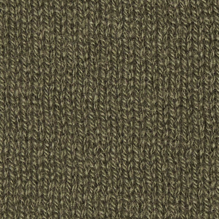 Clearance E.Marinella Dark Green And Light Brown Two-Tone Solid Cashmere Neck Warmer