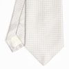 Online E.Marinella Light Grey Ceremonial Jacquard Silk Tie