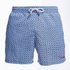 New E.Marinella Light Blue Swim Short - Large Flower Pattern