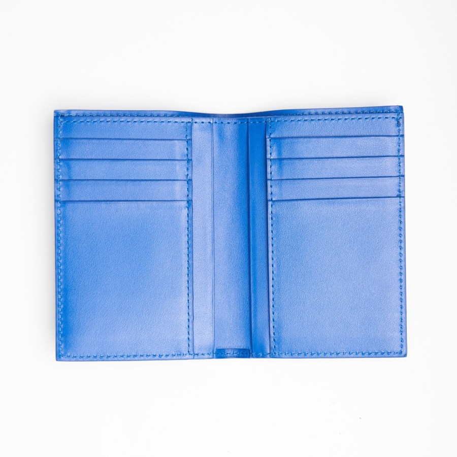 Wholesale E.Marinella Bluette Leather Vertical Wallet