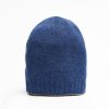 Best E.Marinella Blue And Beige Bicolor Cashmere Beanie